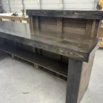Coffee Ebony Lavonne Sales Counter - with Privacy Tower & ADA drop 5 Coffee Ebony Lavonne Sales Counter - with Privacy Tower & ADA drop