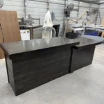 Coffee Shop Large Sales Counter Ebony color 2 Coffee Shop Large Sales Counter Ebony color