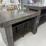 Coffee Shop Large Sales Counter Ebony color 5 Coffee Shop Large Sales Counter Ebony color