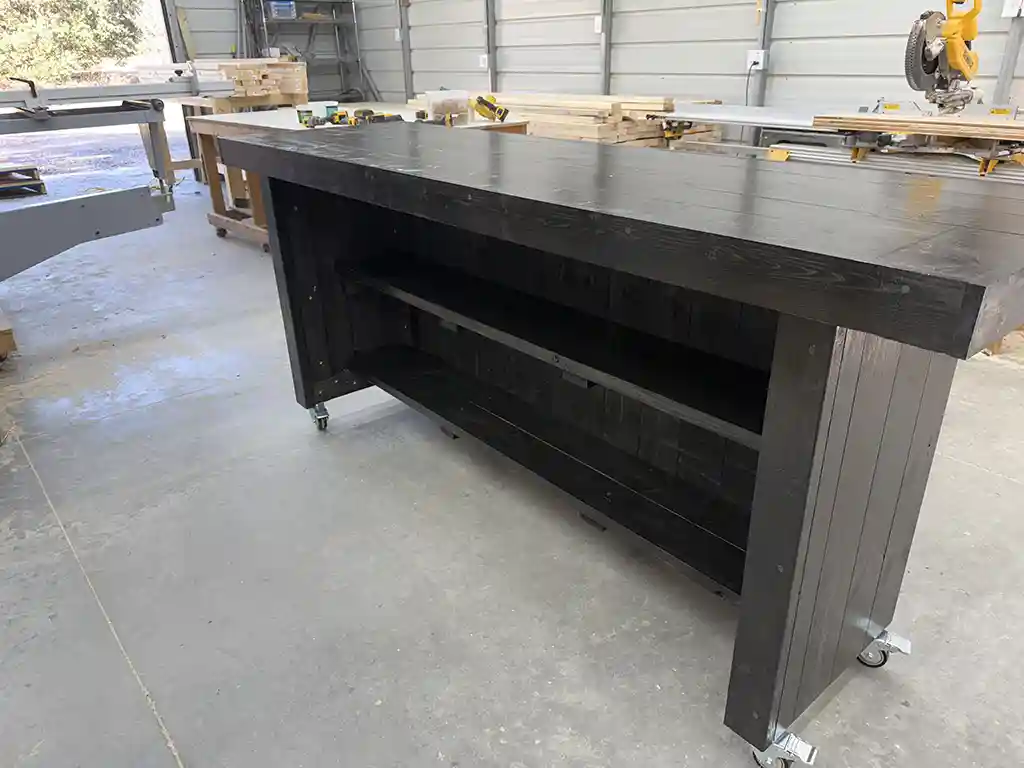 Ebony Straight Ace Covered Patio Home Bar 4 Ebony Straight Ace Covered Patio Home Bar