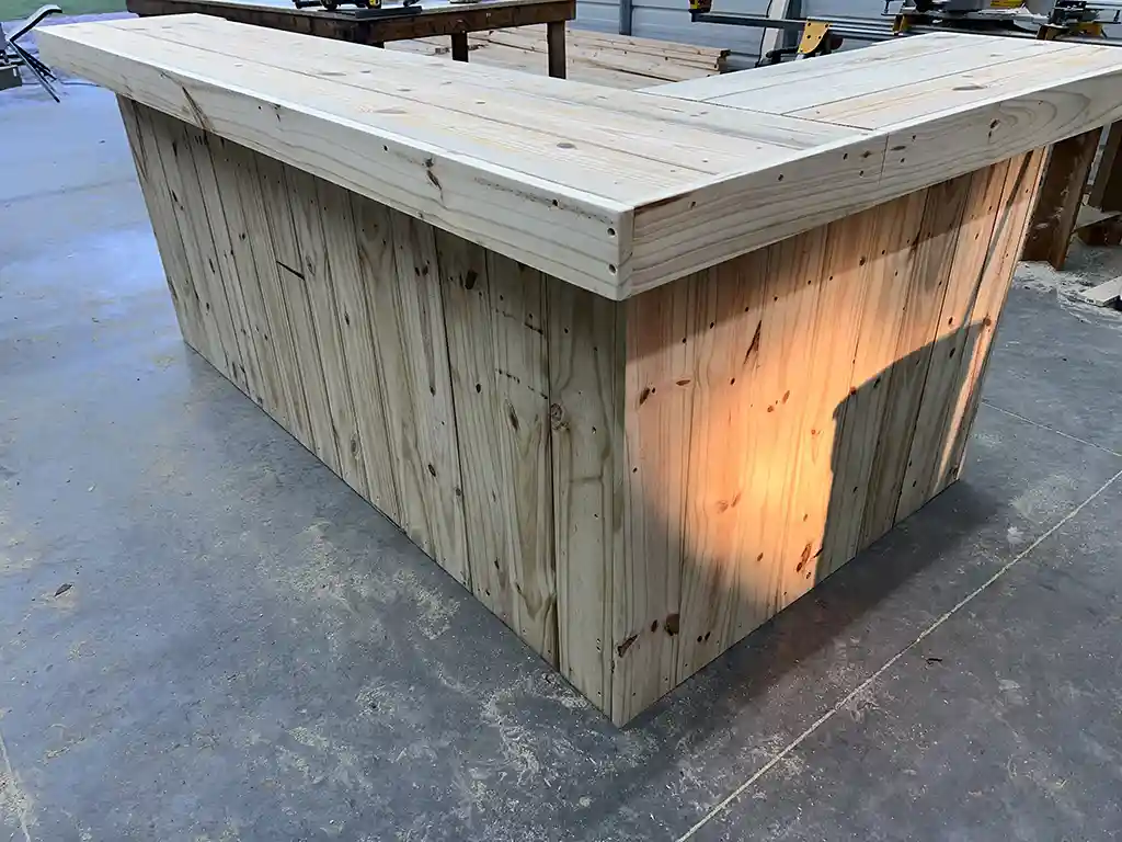 Leg Left Outdoor Kitchen L Shape Small - Home Bar 2 Leg Left Outdoor Kitchen L Shape Small - Home Bar, home decor, patio decor