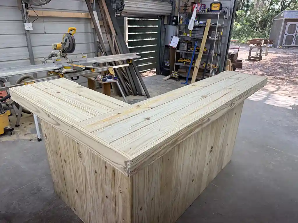 Leg Right Outdoor Kitchen L Shape Small - Home Bar 1 Leg Right Outdoor Kitchen L Shape Small - Home Bar, home decor, patio decor