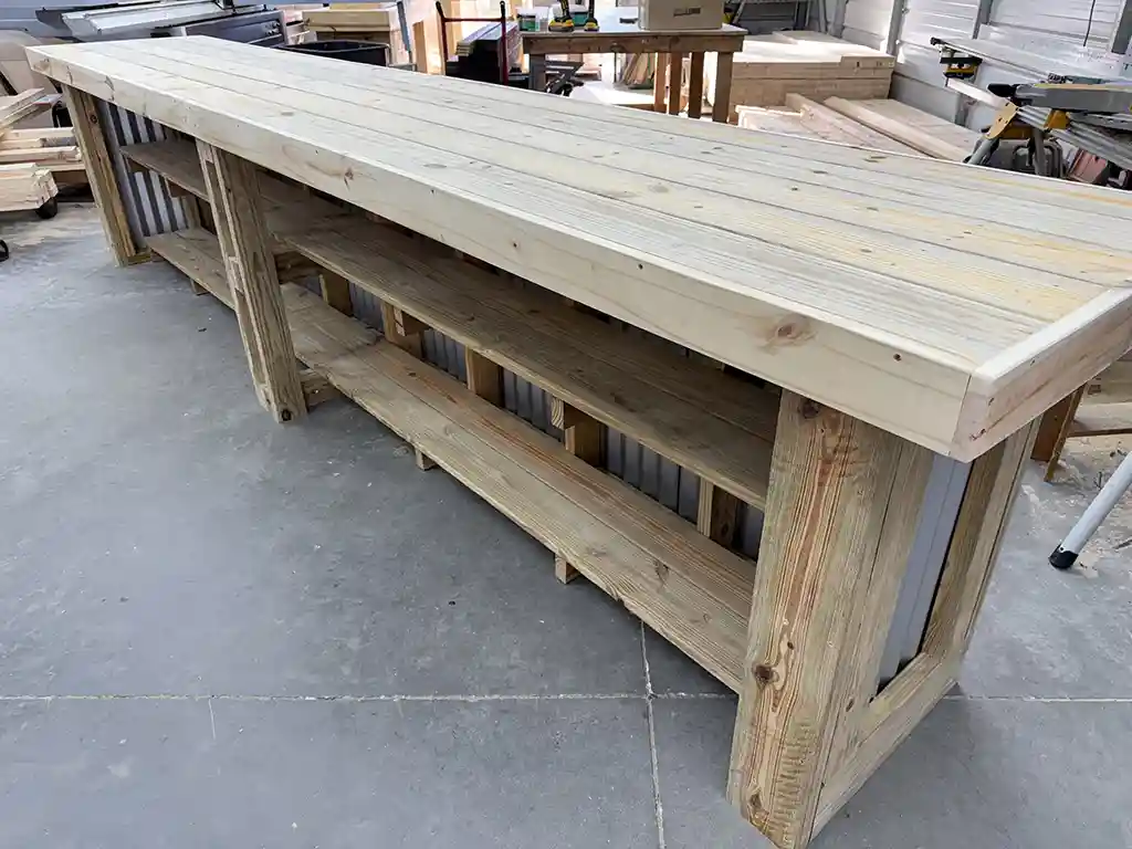 Metal Straight Ace Large Outdoor Home Bar 16 foot 5 Metal Straight Ace Large Outdoor Home Bar 16 foot
