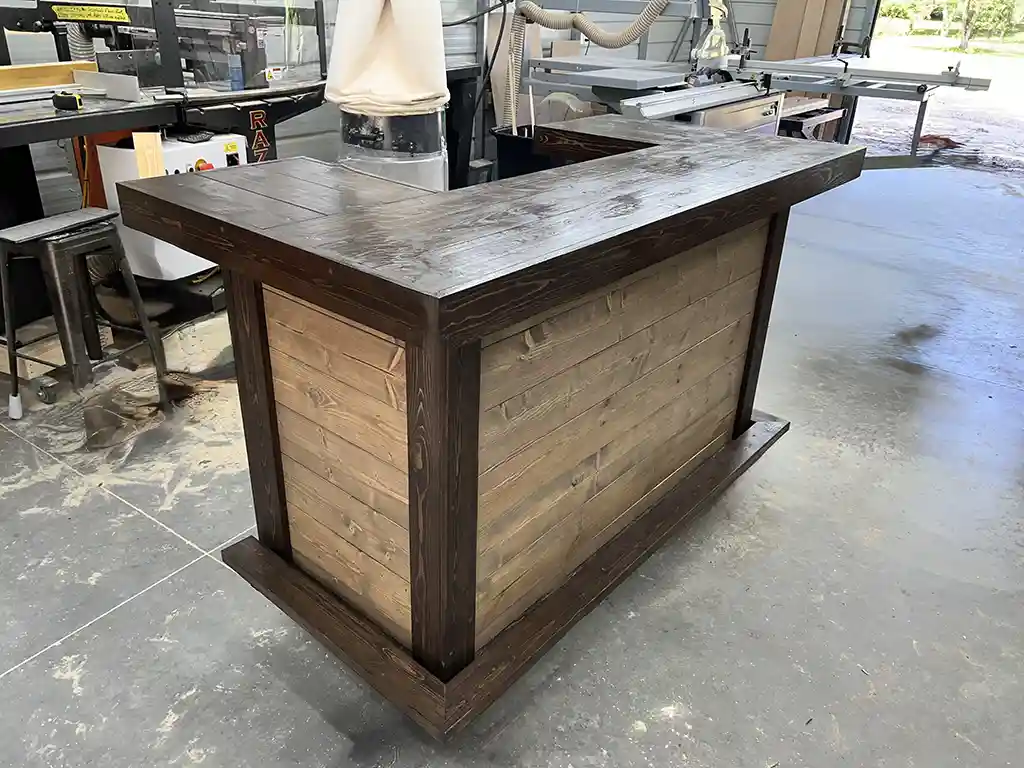 Mushroom Espresso Thomas U Shape Covered Patio Home Bar 3 Mushroom Espresso Thomas U Shape Covered Patio Home Bar