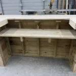 Outdoor Thomas Skinny U Shape Home Bar 5