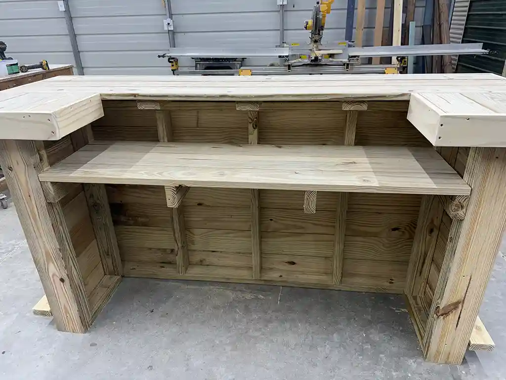 Outdoor Thomas Skinny U Shape Home Bar 5