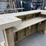 Outdoor Thomas Skinny U Shape Home Bar 6