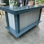 Rivers Run Thomas Metal L Shape Covered Patio Home Bar 2 Rivers Run Thomas Metal L Shape Covered Patio Home Bar