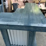 Rivers Run Thomas Metal L Shape Covered Patio Home Bar 3 Rivers Run Thomas Metal L Shape Covered Patio Home Bar