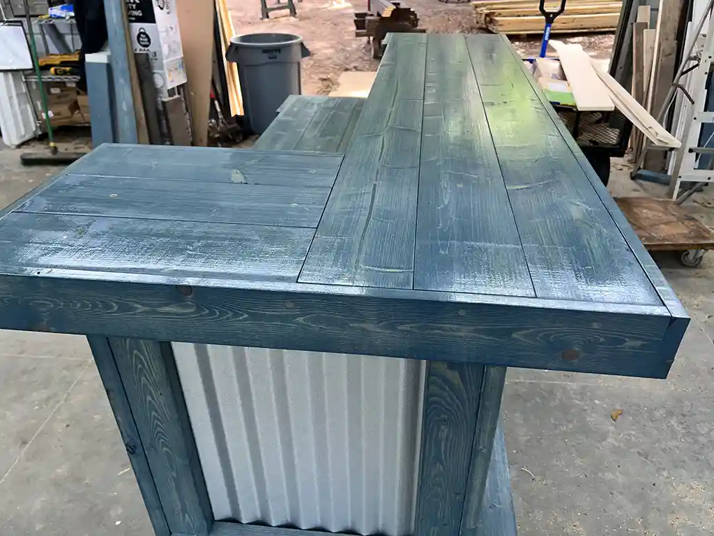 Rivers Run Thomas Metal L Shape Covered Patio Home Bar 3 Rivers Run Thomas Metal L Shape Covered Patio Home Bar