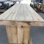 Straight Ace Outdoor Home Bar w footrail casters 3 Straight Ace Outdoor Home Bar w footrail casters