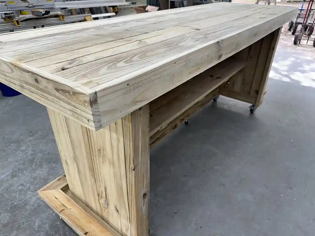 Straight Ace Outdoor Home Bar w footrail casters 5 Straight Ace Outdoor Home Bar w footrail casters