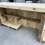 Straight Ace Outdoor Home Bar w footrail mini-fr space 6 Straight Ace Outdoor Home Bar w footrail mini-fr space