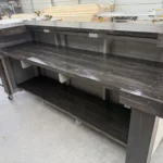 Thomas L Shape Covered Patio Home Bar Stormwash Ebony colors 6