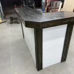 Thomas L Shape Covered Patio Home Bar Capewash Ebony color 3
