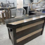 Thomas L Shape Covered Patio Home Bar Dark 3 Tone Colors Leg left 2 Thomas L Shape Covered Patio Home Bar Dark 3 Tone Colors Leg left 2