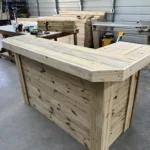 Thomas L Shape Outdoor Home Bar leg left 2