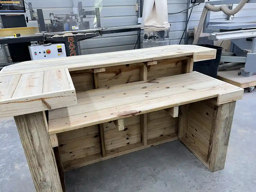 Thomas L Shape Outdoor Home Bar leg left 4