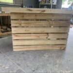 pt elyse 3 Elyse .75 - Rustic real pressure treated wood barn wood style, pallet style outdoor patio bar