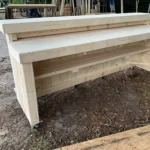 Buffet Wood Plank Top Unfinished - Solid wood indoor home bar 3 Buffet Wood Plank Top Unfinished - Solid wood indoor home bar