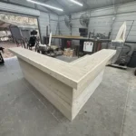 Collin L Shape Medium Indoor Home Bar Unfinished leg left 2