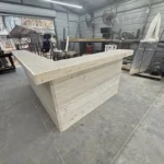 Collin L Shape Medium Indoor Home Bar Unfinished leg left 3