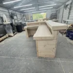Collin L Shape Medium Indoor Home Bar Unfinished leg left 4