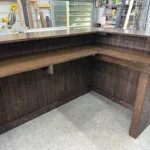 Smooth Kitchen L Shape Indoor Home Bar Espresso 5