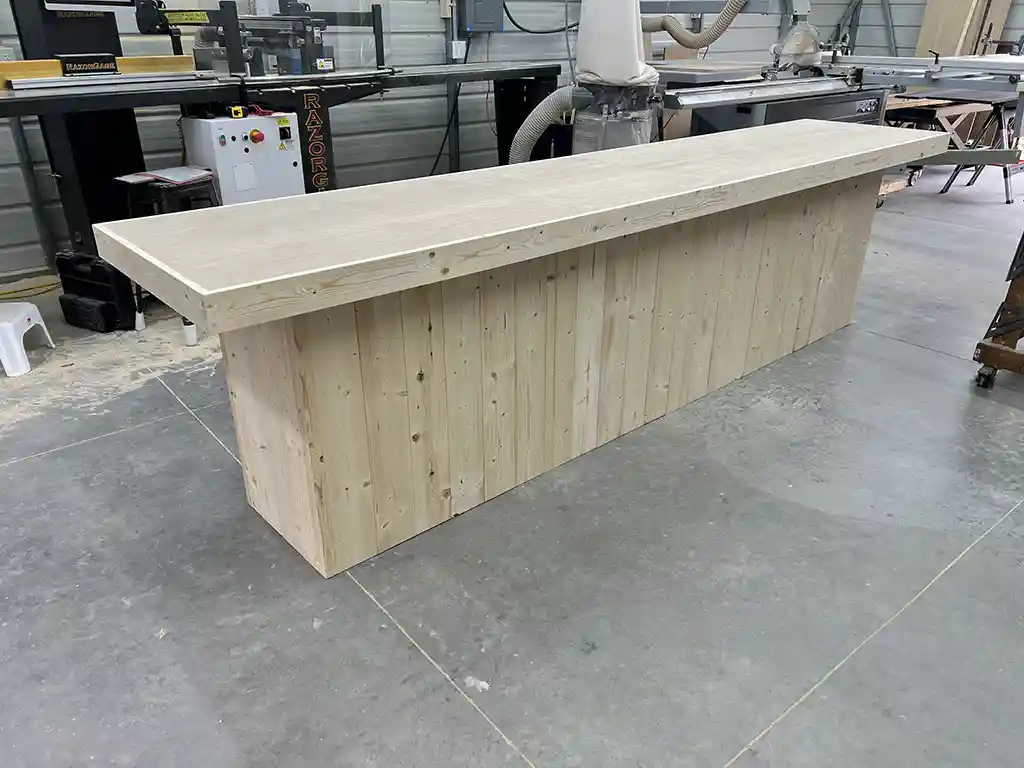 Straight Ace Large Indoor Home Bar Unfinished 1 Straight Ace Large Indoor Home Bar Unfinished