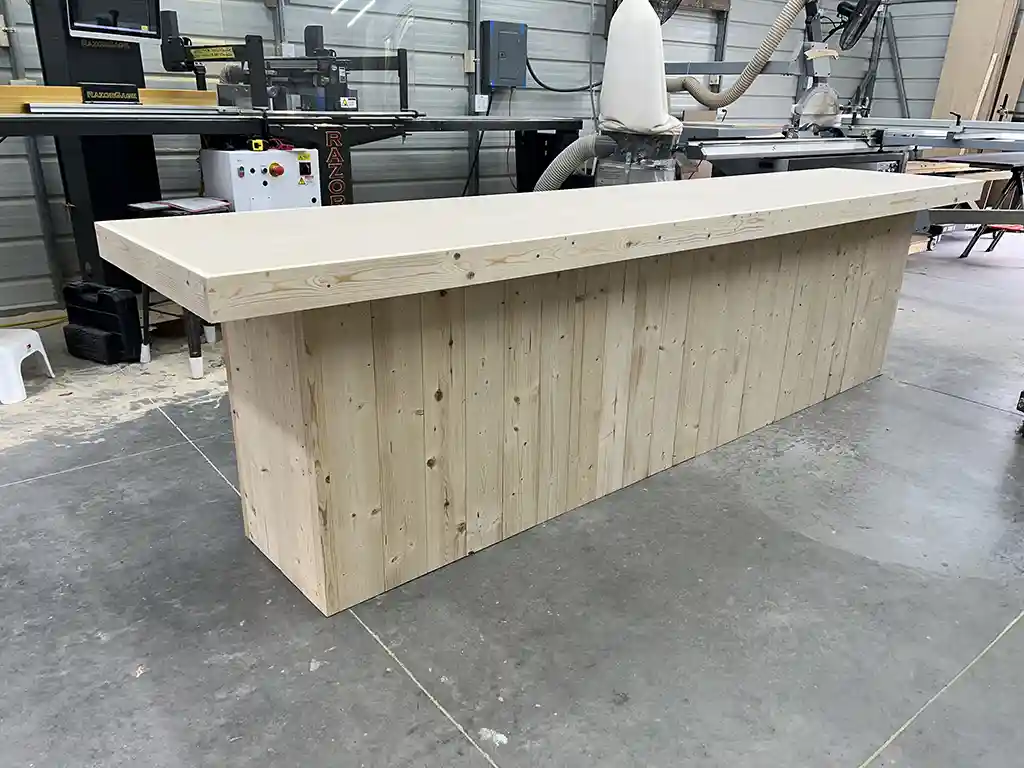 Straight Ace Large Indoor Home Bar Unfinished 2 Straight Ace Large Indoor Home Bar Unfinished