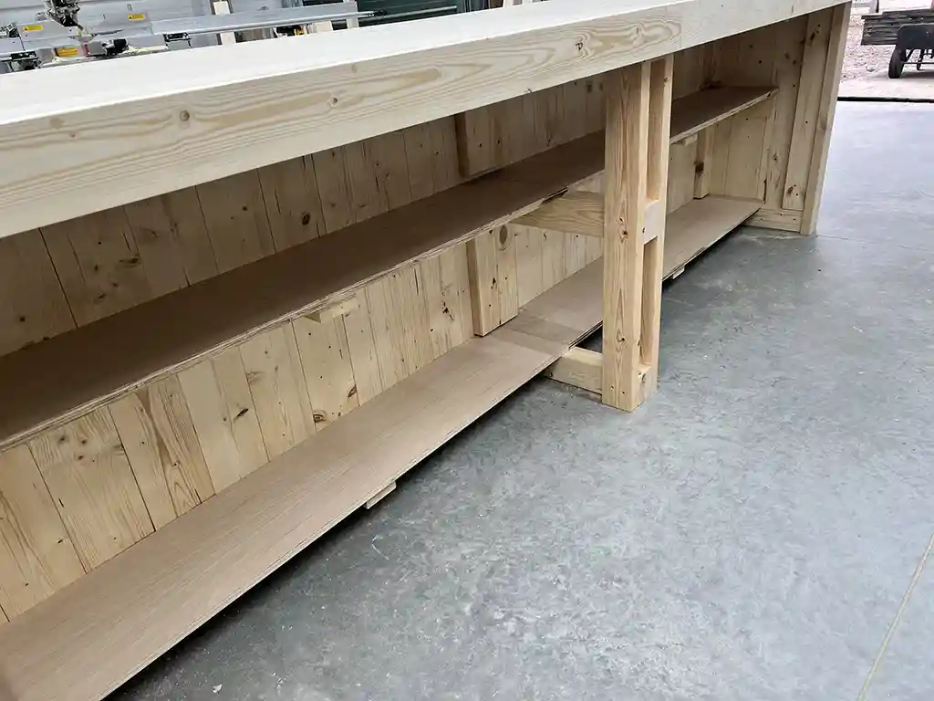 Straight Ace Large Indoor Home Bar Unfinished 6 Straight Ace Large Indoor Home Bar Unfinished