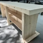 Straight Ace Large Indoor Home Bar Unfinished w footrail 3 Straight Ace Large Indoor Home Bar Unfinished with footrail
