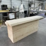 Unfinished Horizon Wide Top Buffet Indoor Home Bar w shelf 1