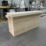 Unfinished Horizon Wide Top Buffet Indoor Home Bar w shelf 2