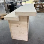 Unfinished Horizon Wide Top Buffet Indoor Home Bar w shelf 3