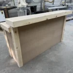 Unfinished Plywood Buffet Indoor Home Bar w shelf 1
