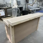 Unfinished Plywood Buffet Indoor Home Bar w shelf 2