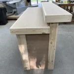 Unfinished Plywood Buffet Indoor Home Bar w shelf 3