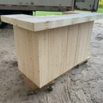 unfinished smooth thomas 2 Thomas Smooth Top Vertical Wood Unfinished – Rustic style bar