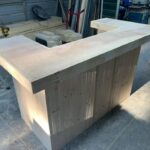 unfinished smooth thomas 5 Thomas Smooth Top Vertical Wood Unfinished – Rustic style bar