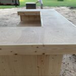 unfinished smooth thomas 6 Thomas Smooth Top Vertical Wood Unfinished – Rustic style bar