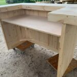 unfinished smooth thomas 7 Thomas Smooth Top Vertical Wood Unfinished – Rustic style bar