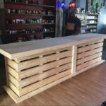 whoadie 1.5 indoor 1 Whoadie 1.5 Wood Indoor Large - Rustic barnwood style, pallet style wood indoor bar