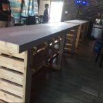 whoadie 1.5 indoor 3 Whoadie 1.5 Wood Indoor Large - Rustic barnwood style, pallet style wood indoor bar