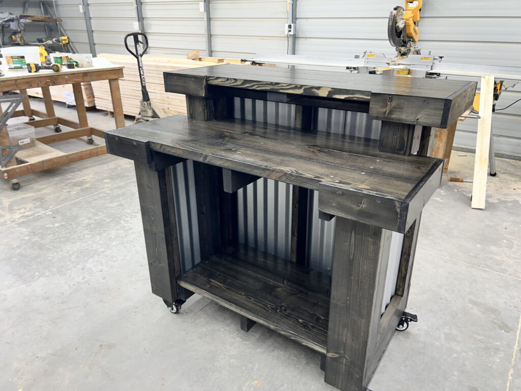 Hello Shiny Metal Reception Desk Ebony color 4 Hello Shiny Metal Reception Desk Ebony color