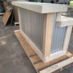 Hello Shiny Unfinished - Rustic barnwood & metal style reception desk 3 Hello Shiny Unfinished - Rustic barnwood & metal style reception desk 3