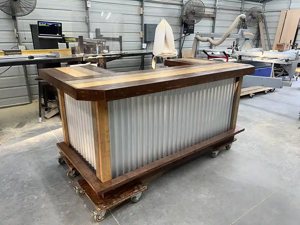 Maggie Metal Mini Mega U Shape Covered Patio Home Bar 2 Maggie Metal Mini Mega U Shape Covered Patio Home Bar