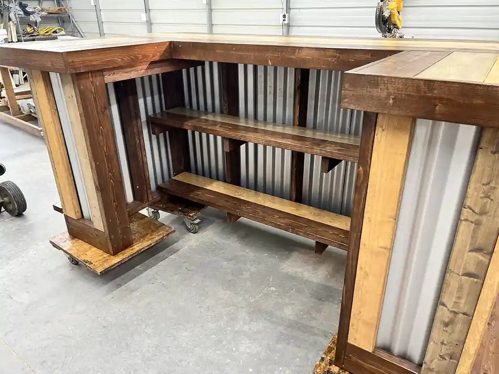 Maggie Metal Mini Mega U Shape Covered Patio Home Bar 5 Maggie Metal Mini Mega U Shape Covered Patio Home Bar