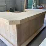Mini Mega U Shape Unfinished Indoor Home Bar 1 Mini Mega U Shape Unfinished Indoor Home Bar