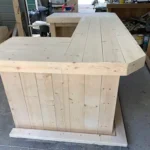 Mini Mega U Shape Unfinished Indoor Home Bar 2 Mini Mega U Shape Unfinished Indoor Home Bar